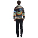 Eye Bird Feathers Vibrant Men s Bomber Jacket View4