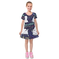 Experience Feeling Clothing Self Kids  Short Sleeve Velvet Dress