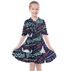 Experience Feeling Clothing Self Kids  All Frills Chiffon Dress by Paksenen