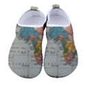 Vintage World Map Men s Sock-Style Water Shoes View1