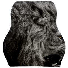 Angry Male Lion Wild Animal Car Seat Velour Cushion  by Loisa77