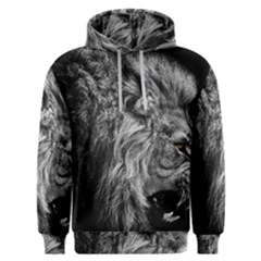 Angry Male Lion Wild Animal Men s Overhead Hoodie by Loisa77