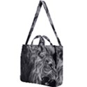 Angry Male Lion Wild Animal Square Shoulder Tote Bag View1