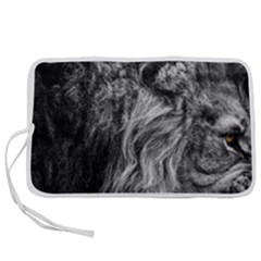 Angry Male Lion Wild Animal Pen Storage Case (m) by Loisa77