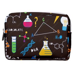 Science Lesson Flat Vector Seamless Pattern Make Up Pouch (medium) by Loisa77