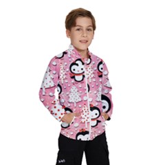 Cute Penguin Pattern Kids  Windbreaker