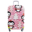 Cute Penguin Pattern Luggage Cover (Medium) View1