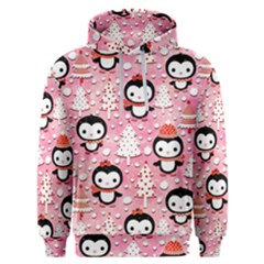 Cute Penguin Pattern Men s Overhead Hoodie