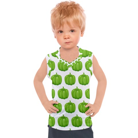 Capsicum Pattern 15 Kids  Sport Tank Top by CocoBellKidsTV24