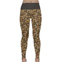 Floral Fusion Print Lightweight Velour Classic Yoga Leggings View1