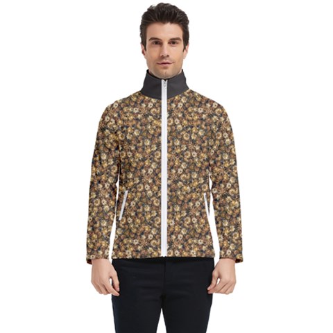 Floral Fusion Print Men s Bomber Jacket by dflcprintsclothing