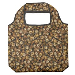 Floral Fusion Print Premium Foldable Grocery Recycle Bag by dflcprintsclothing