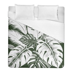 Abstract Art Tropical Leaves Duvet Cover (full/ Double Size) by Valentinaart