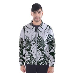 Abstract Art Tropical Leaves Men s Windbreaker