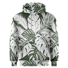 Abstract Art Tropical Leaves Men s Overhead Hoodie