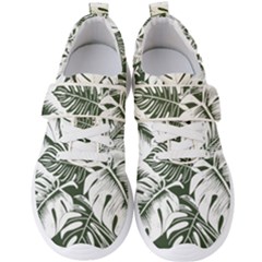 Abstract Art Tropical Leaves Men s Velcro Strap Shoes by Valentinaart