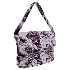 Abstract Art Tropical Leaves Buckle Messenger Bag