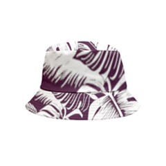 Abstract Art Tropical Leaves Inside Out Bucket Hat (Kids)