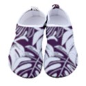 Abstract Art Tropical Leaves Kids  Sock-Style Water Shoes View1