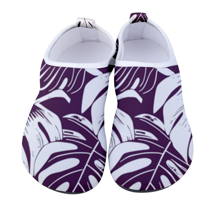 Abstract Art Tropical Leaves Kids  Sock-Style Water Shoes