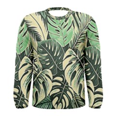 Abstract Art Tropical Leaves Men s Long Sleeve T-shirt