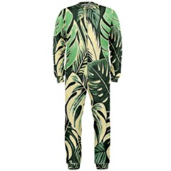 Abstract Art Tropical Leaves Onepiece Jumpsuit (men)