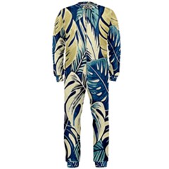 Abstract Art Tropical Leaves Onepiece Jumpsuit (men)