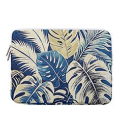 Abstract Art Tropical Leaves 14  Vertical Laptop Sleeve Case With Pocket by Valentinaart