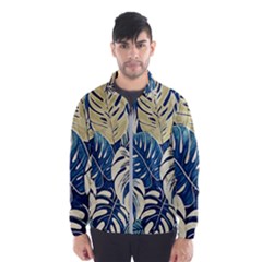 Abstract Art Tropical Leaves Men s Windbreaker by Valentinaart