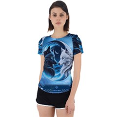 Awesome Wolves Back Cut Out Sport T-shirt