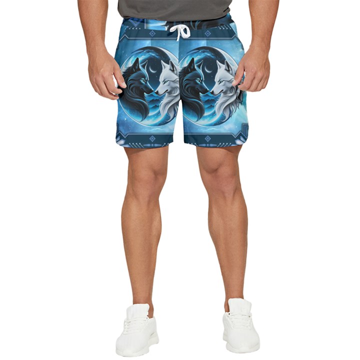 Awesome Wolves Men s Runner Shorts