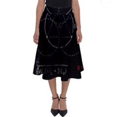 Math Board Circuit Circuits Computer Shield Tech Technology Perfect Length Midi Skirt by Loisa77