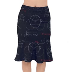 Math Board Circuit Circuits Computer Shield Tech Technology Short Mermaid Skirt by Loisa77