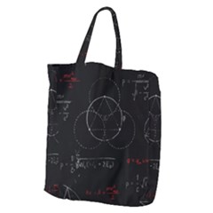 Math Board Circuit Circuits Computer Shield Tech Technology Giant Grocery Tote by Loisa77