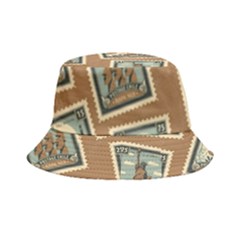 Retro Postage Seamless Pattern Bucket Hat by Loisa77