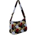 Roses Seamless Pattern Floral Zip Up Shoulder Bag View1