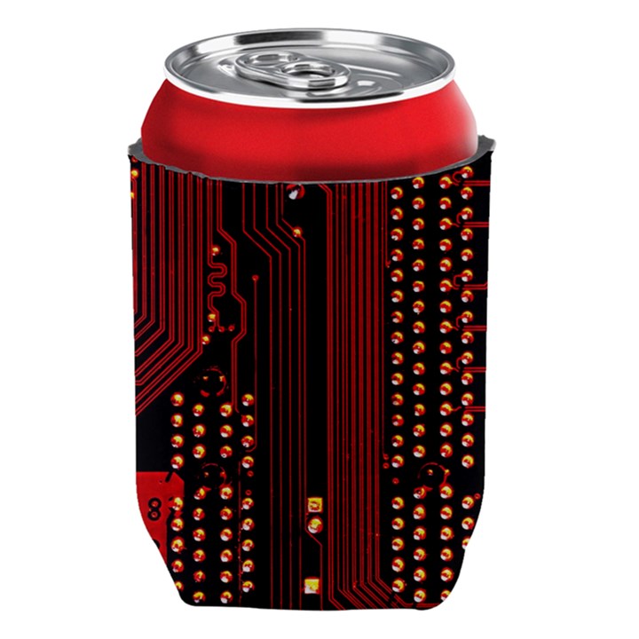 Red Circuit Board Texture Red Circuit Digital Texture Circuit Board Red Technology Can Holder