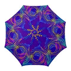 Seamless Vintage Pattern Retro 80s Or 90s Style Abstract Golf Umbrellas by Loisa77