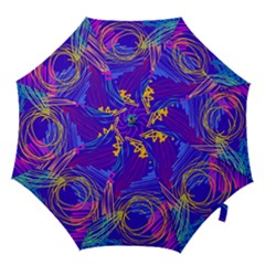 Seamless Vintage Pattern Retro 80s Or 90s Style Abstract Hook Handle Umbrellas (large) by Loisa77