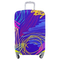 Seamless Vintage Pattern Retro 80s Or 90s Style Abstract Luggage Cover (medium) by Loisa77