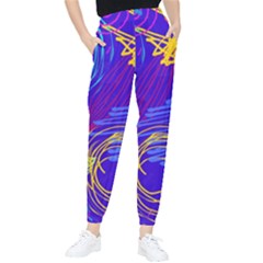 Seamless Vintage Pattern Retro 80s Or 90s Style Abstract Women s Tapered Pants by Loisa77