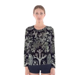 Weave Haeckel Lichenes Photobionten Women s Long Sleeve T-shirt