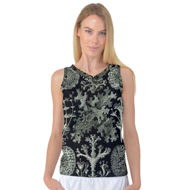 Weave Haeckel Lichenes Photobionten Women s Basketball Tank Top