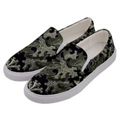 Weave Haeckel Lichenes Photobionten Men s Canvas Slip Ons by Cemarart