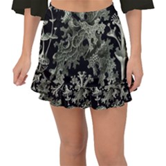 Weave Haeckel Lichenes Photobionten Fishtail Mini Chiffon Skirt