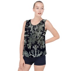 Weave Haeckel Lichenes Photobionten Bubble Hem Chiffon Tank Top by Cemarart