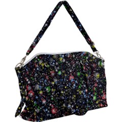 Universe Star Planet Galaxy Canvas Crossbody Bag by Ravend