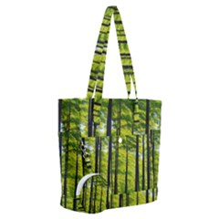 Green Forest Jungle Trees Nature Sunny Everyday Shoulder Bag With Pouch Bag by Ravend