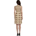 Camel Pattern Design Clothing Sleeveless Dress With Pocket View4