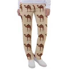 Camel Pattern Design Clothing Women s Casual Pants by Proyonanggan